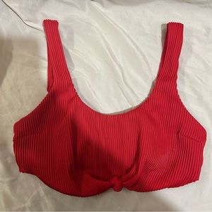 Red Hollister Size Medium Bikini Top